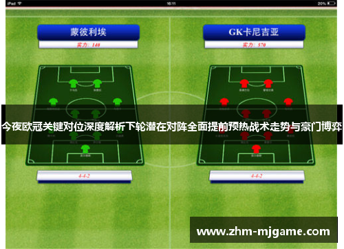 今夜欧冠关键对位深度解析下轮潜在对阵全面提前预热战术走势与豪门博弈